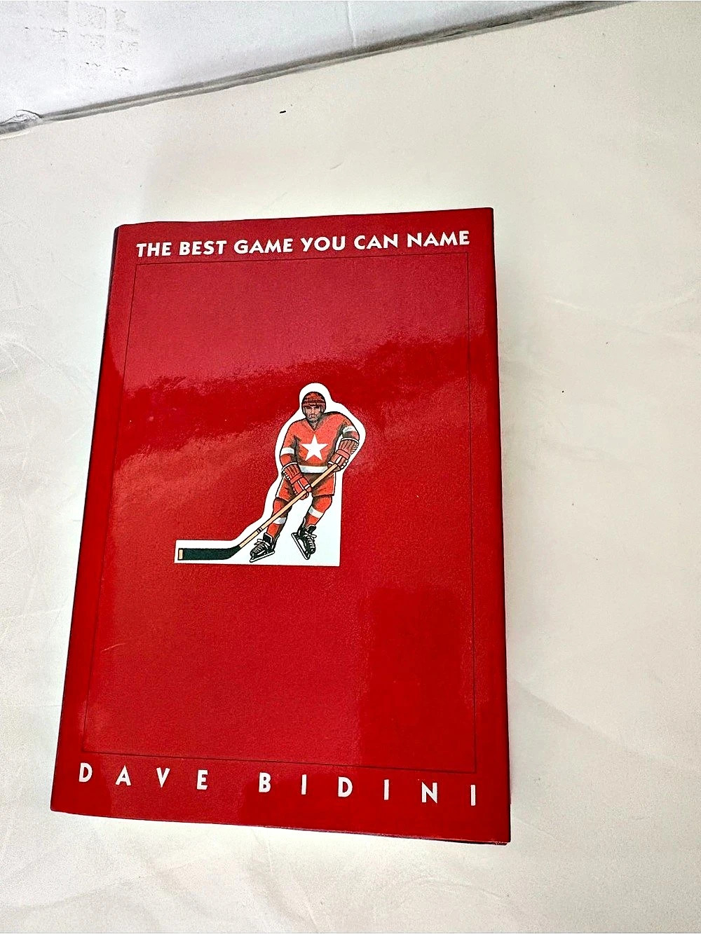 The Best Game You Can Name Hockey Book Red Hardcover